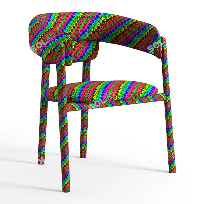 Modern Cantarutti Tuilli Chair Design 3D model image 5