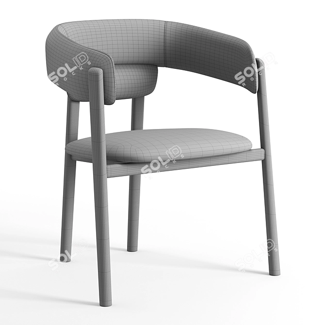 Modern Cantarutti Tuilli Chair Design 3D model image 6