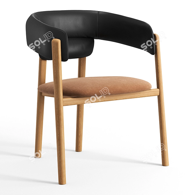 Modern Cantarutti Tuilli Chair Design 3D model image 7