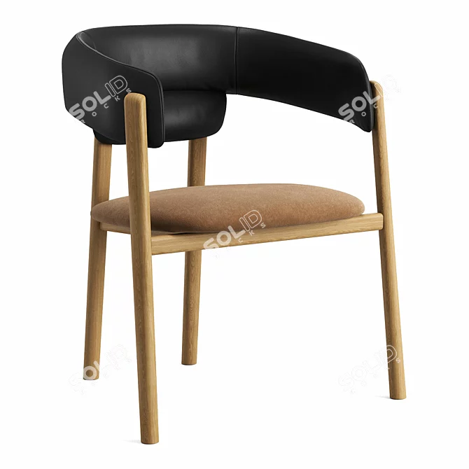 Modern Cantarutti Tuilli Chair Design 3D model image 13