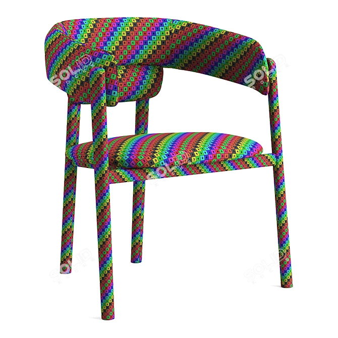 Modern Cantarutti Tuilli Chair Design 3D model image 18