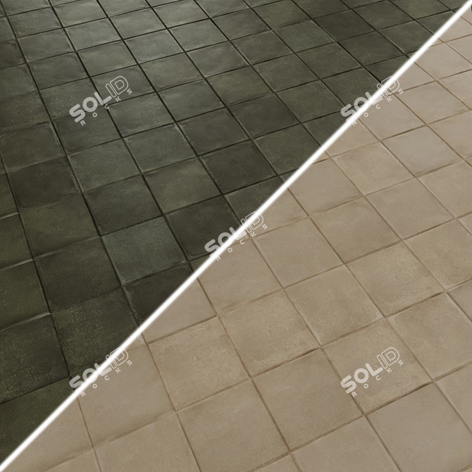 Title: EQUIPE ARGILE Ceramic Tiles 3D model image 6