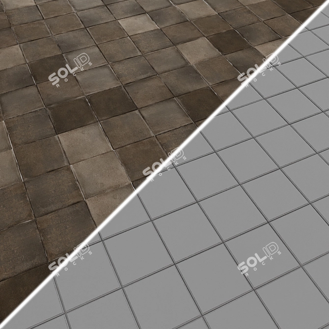 Title: EQUIPE ARGILE Ceramic Tiles 3D model image 7