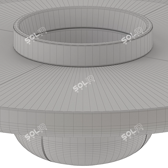 Modern Geometric Giorgetti Ray Table 3D model image 3