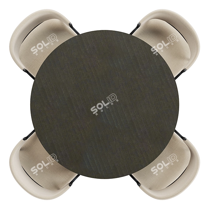 Sleek Seren Entry and Bahati Chair 3D model image 4