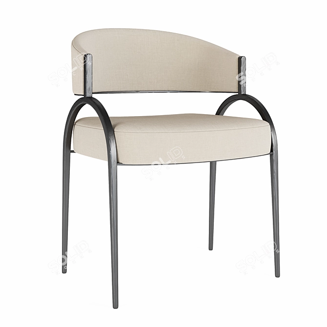 Sleek Seren Entry and Bahati Chair 3D model image 5