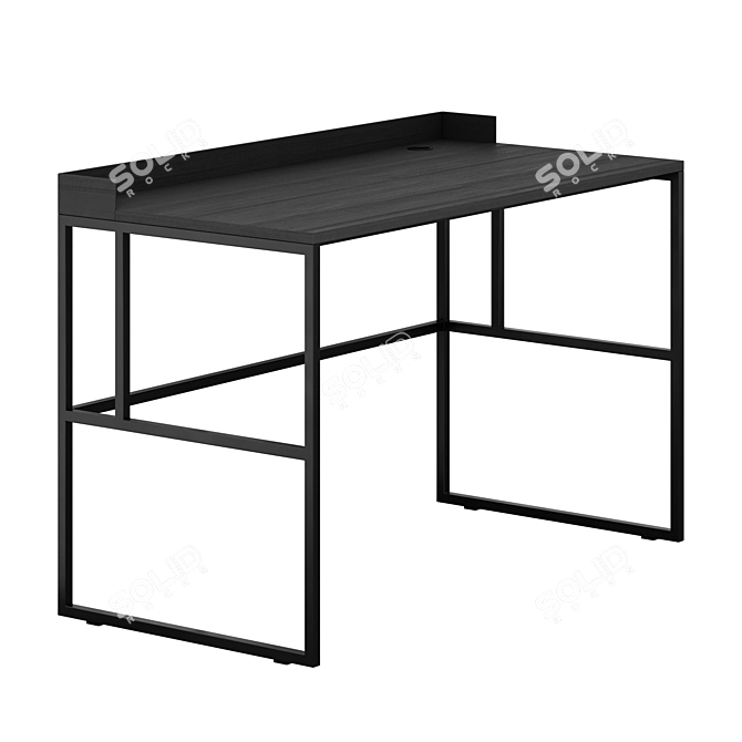 Minimalist Writing Desk Duo 3D model image 7