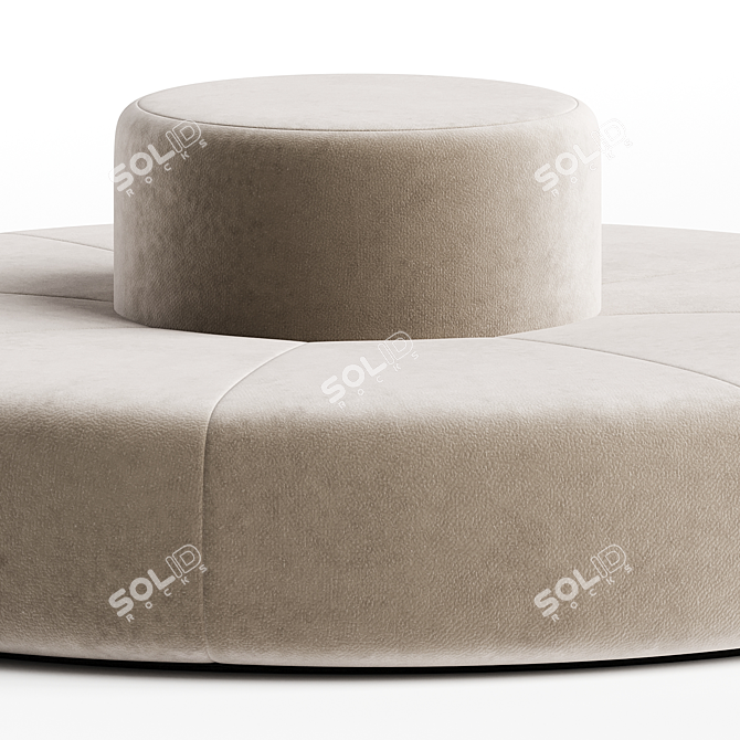 Stylish Keha Lawson Sofa 3D model image 2