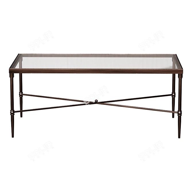 Elegant Porter Coffee Table 3D model image 1