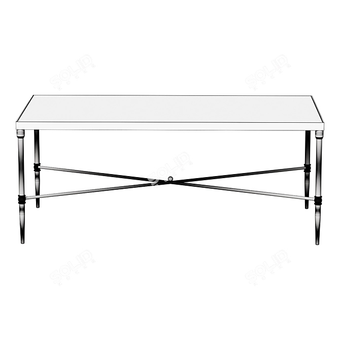 Elegant Porter Coffee Table 3D model image 2