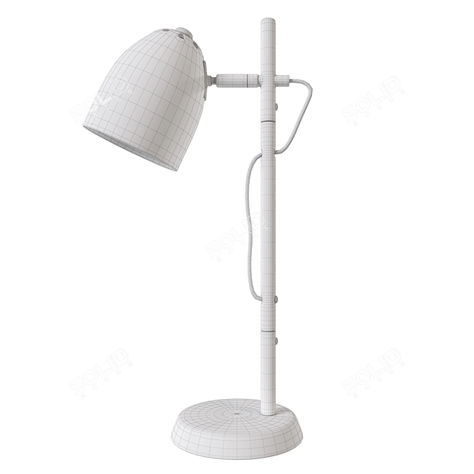Modern Quadro Wooden Lamp Fixture 3D model image 3