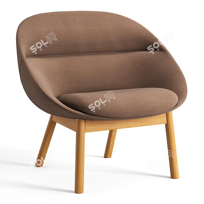 Elegant Cantarutti Cori Chair 3D model image 2