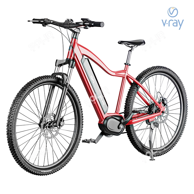 Bionic MX-850/R Electric Bike 3D model image 1