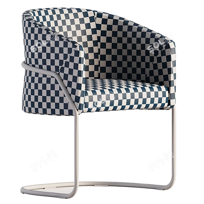 Stylish Bonnie Chair, 2017 Visionnaire 3D model image 7