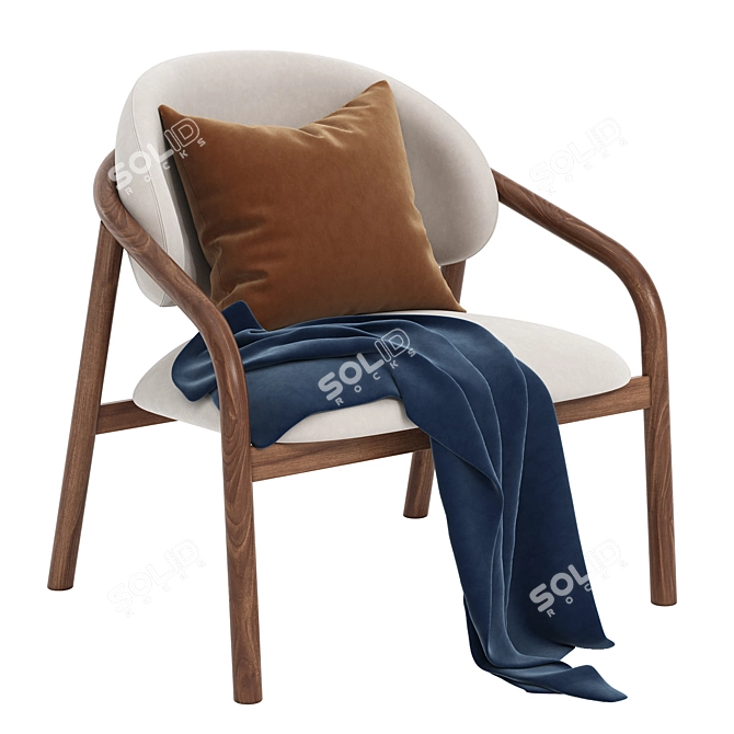 Elia_PL01 Armchair 3D Model 3D model image 2