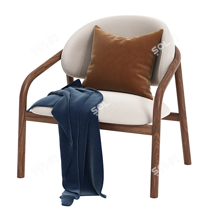 Elia_PL01 Armchair 3D Model 3D model image 3
