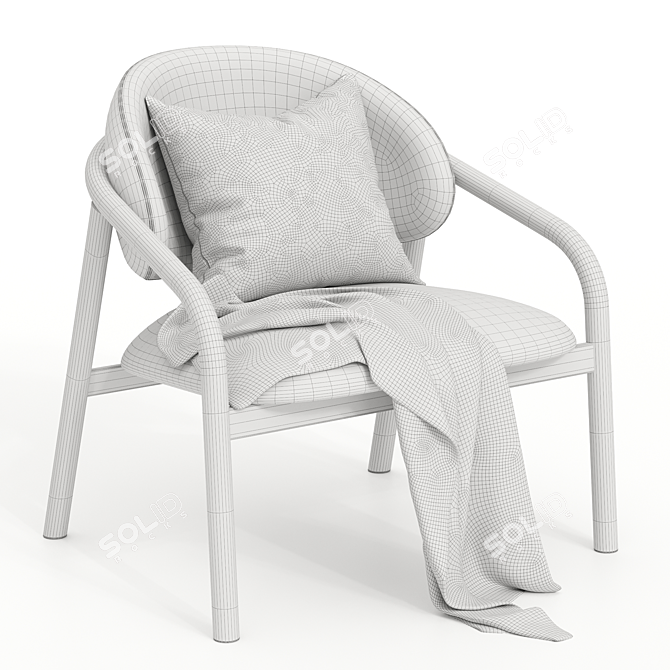 Elia_PL01 Armchair 3D Model 3D model image 5