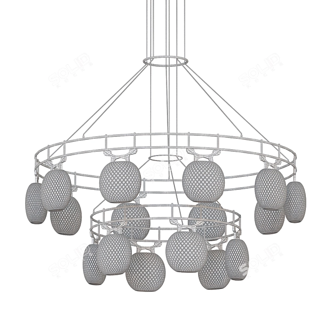 Elegant Design Lamp "Doris 3D model image 2