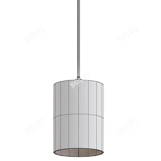 Leilani Single Cylinder Pendant Light 3D model image 2