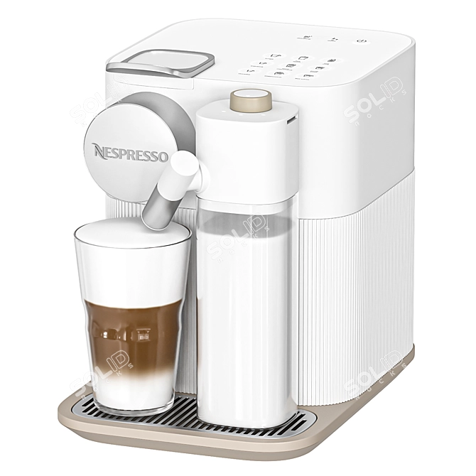 Nespresso Gran Lattissima Coffee Machine 3D model image 2