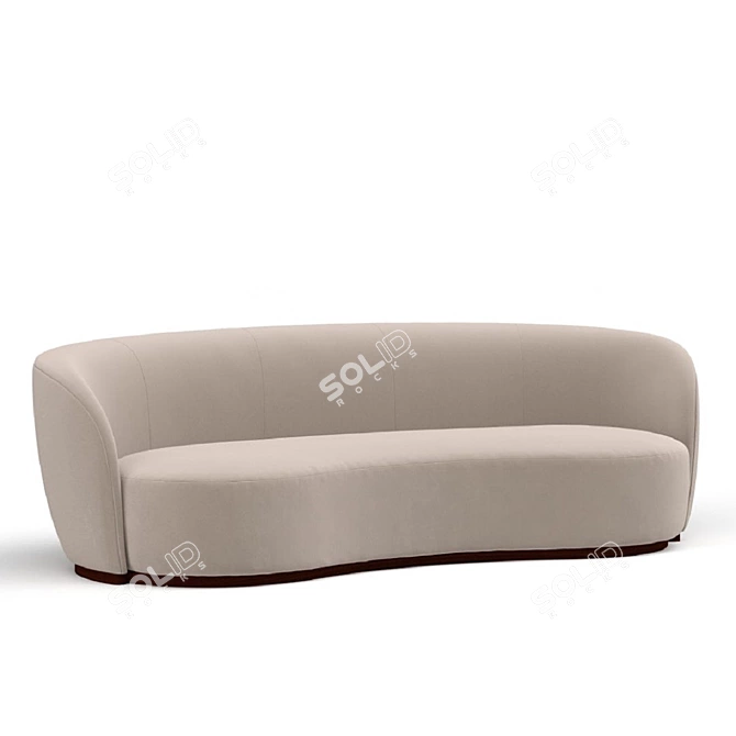 Scandinavian Style Stockholm Sofa 3D model image 2