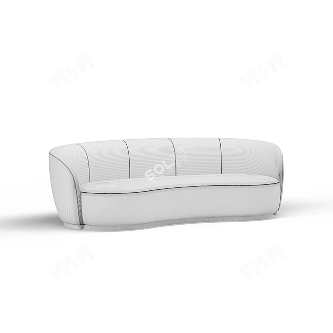 Scandinavian Style Stockholm Sofa 3D model image 6