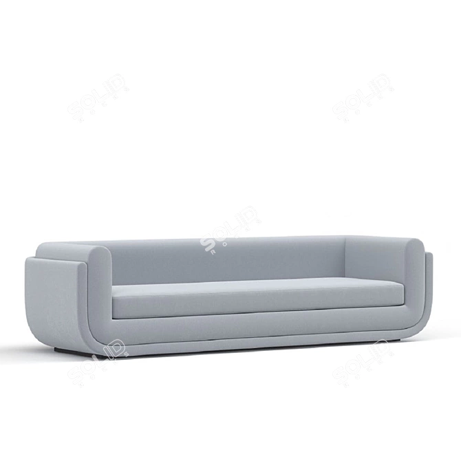 Nordic Charm Copenhagen Sofa 3D model image 2