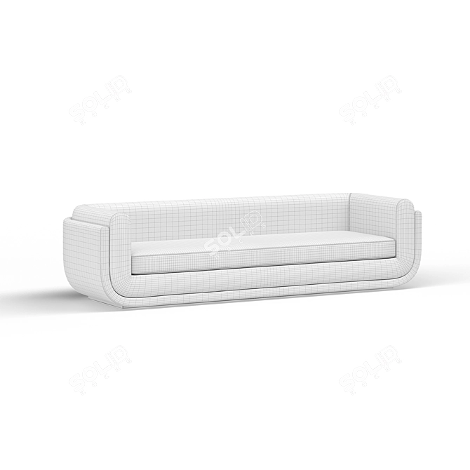Nordic Charm Copenhagen Sofa 3D model image 5