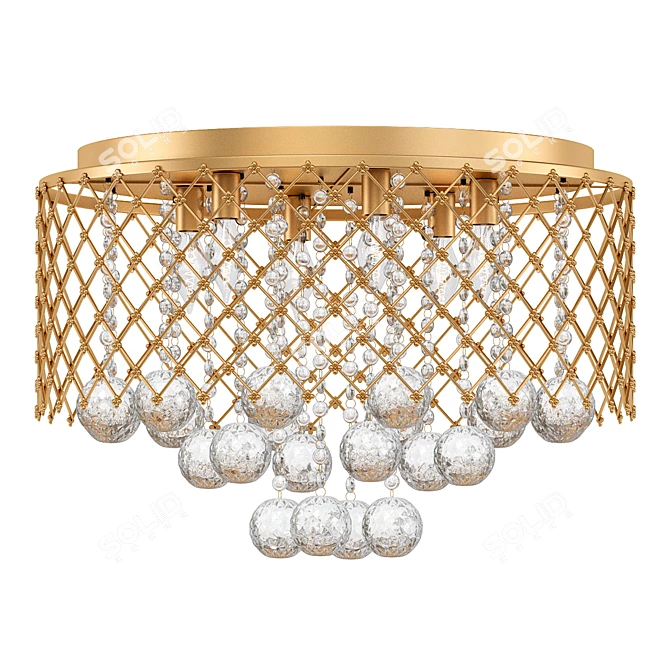 Glamourous Stollings Ceiling Light 3D model image 1