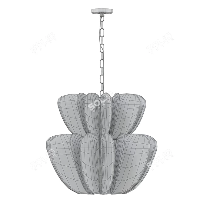 Elegant Two-Tier Chandelier Opportunity 3D model image 2