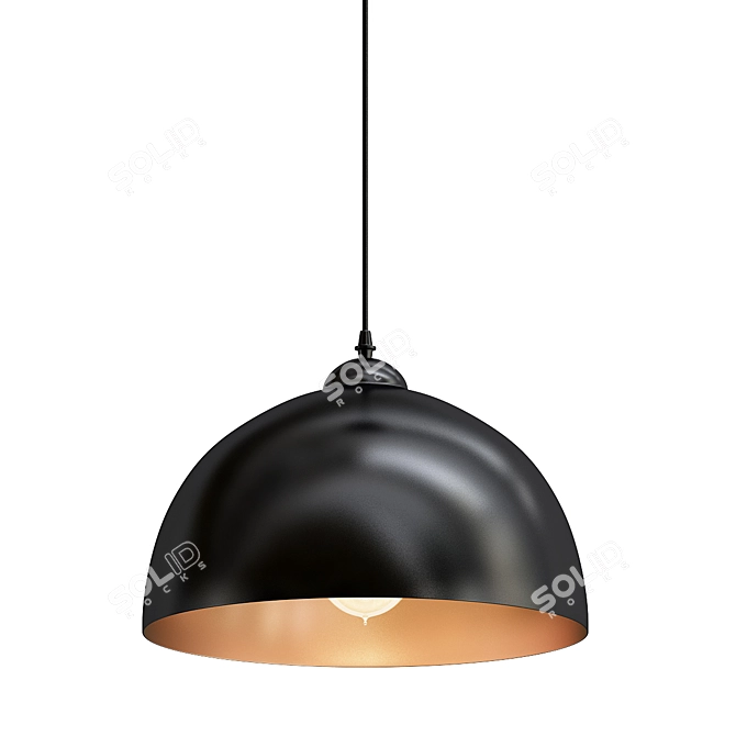 Industrial Pendant Light Fixture by Trent Austin 3D model image 1