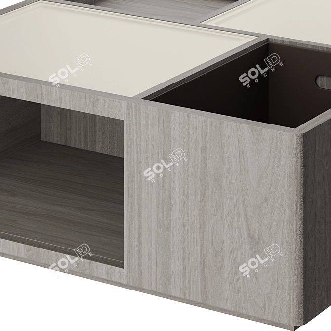 Contemporary Giorgetti Skyline Coffee Table 3D model image 3