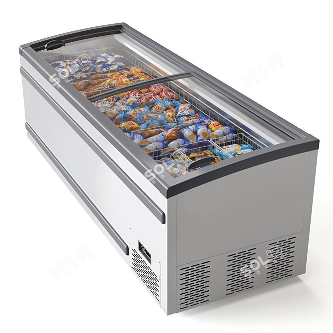 Corsica LHN-2500 Cold Storage Cabinet 3D model image 2