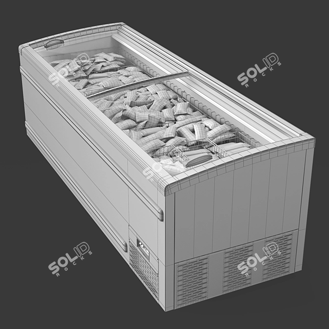 Corsica LHN-2500 Cold Storage Cabinet 3D model image 4