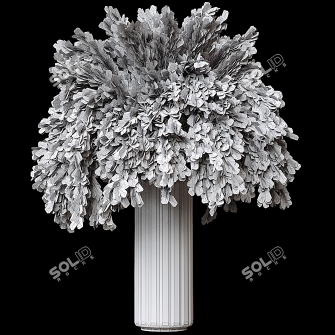 Pampas Bouquet 3D Model Export 3D model image 3