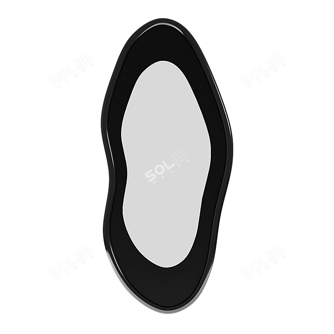 Customizable Wall Mirror BGM003 3D model image 1