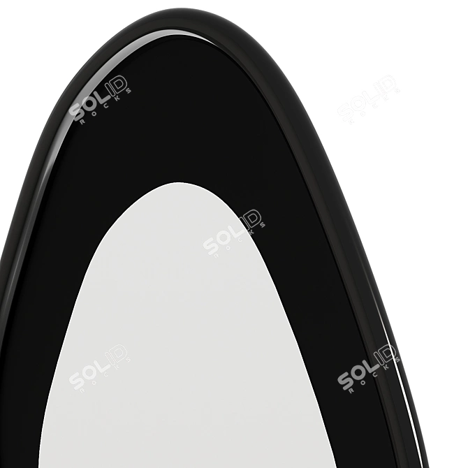 Customizable Wall Mirror BGM003 3D model image 3