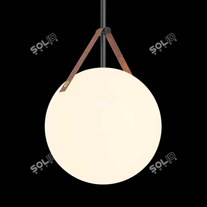 Scandinavian Style Pendant Lamp 3D model image 2