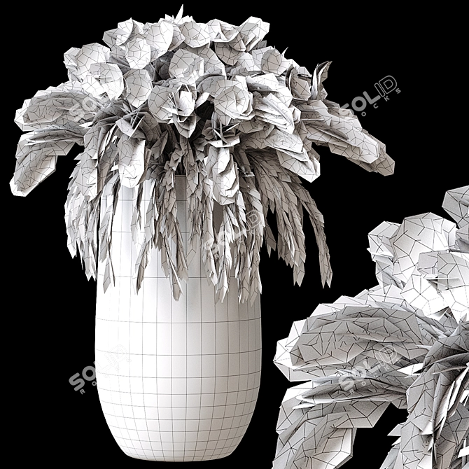 Ergo Graphics Cappuccino Planter 3D model image 5