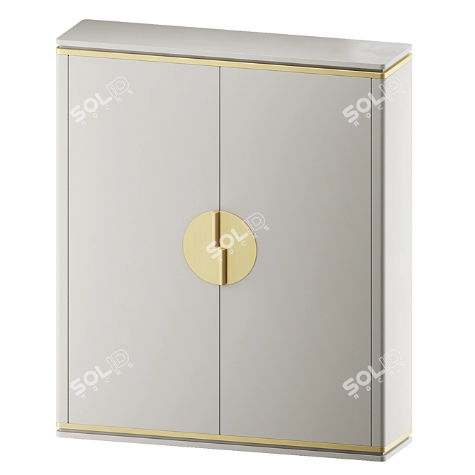 Modern BILBAO Cabinet Frato 3D model image 1