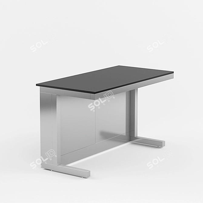 Lab 03 Wall Bench Sink 3D model image 4