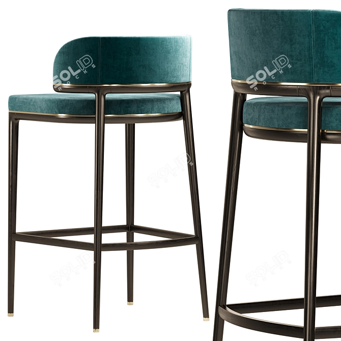 Modern Grange Bar Stool 2017 3D model image 2