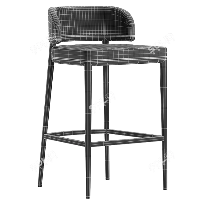 Modern Grange Bar Stool 2017 3D model image 3