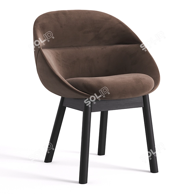 Contemporary Cantarutti Cori Armchair 3D model image 7