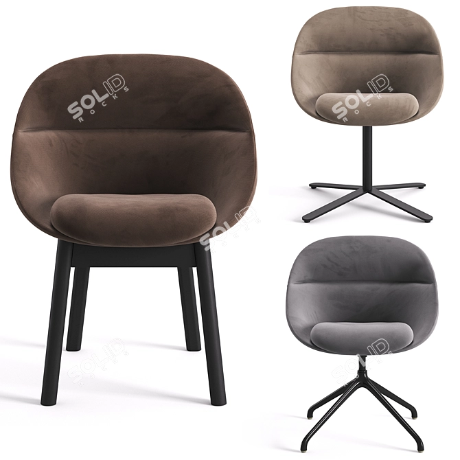 Contemporary Cantarutti Cori Armchair 3D model image 3