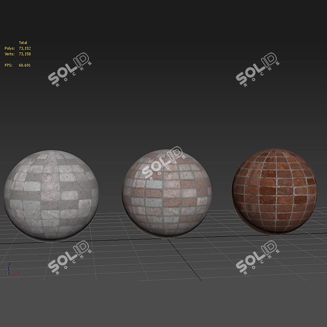  Seamless Brick Texture Pack 3D model image 6