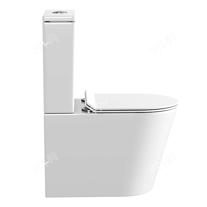 Orans WM9908 Compact Toilet 3D model image 2