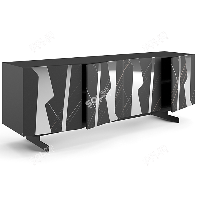 Bonaldo Rami Modern Sideboard Auxiliaries 3D model image 3