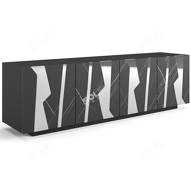 Bonaldo Rami Modern Sideboard Auxiliaries 3D model image 5