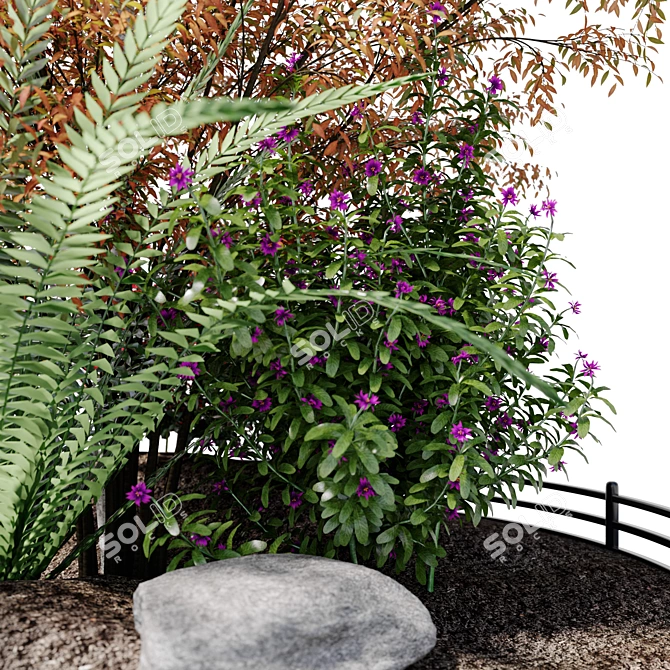 Urban Alpine Hill Outdoor Plant 3D model image 3